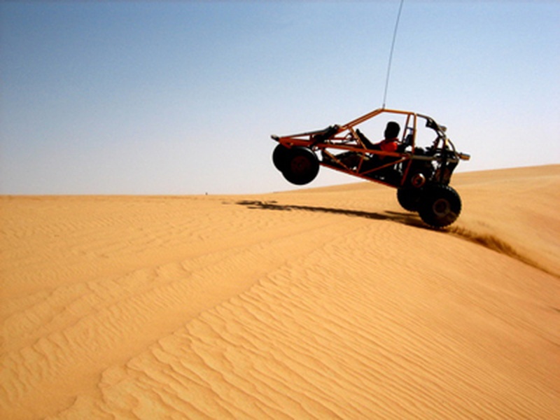 Dune bashing