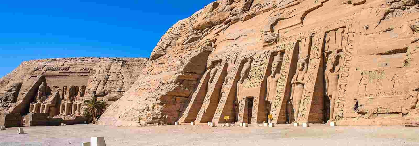 Templo de Abu Simbel no Egito