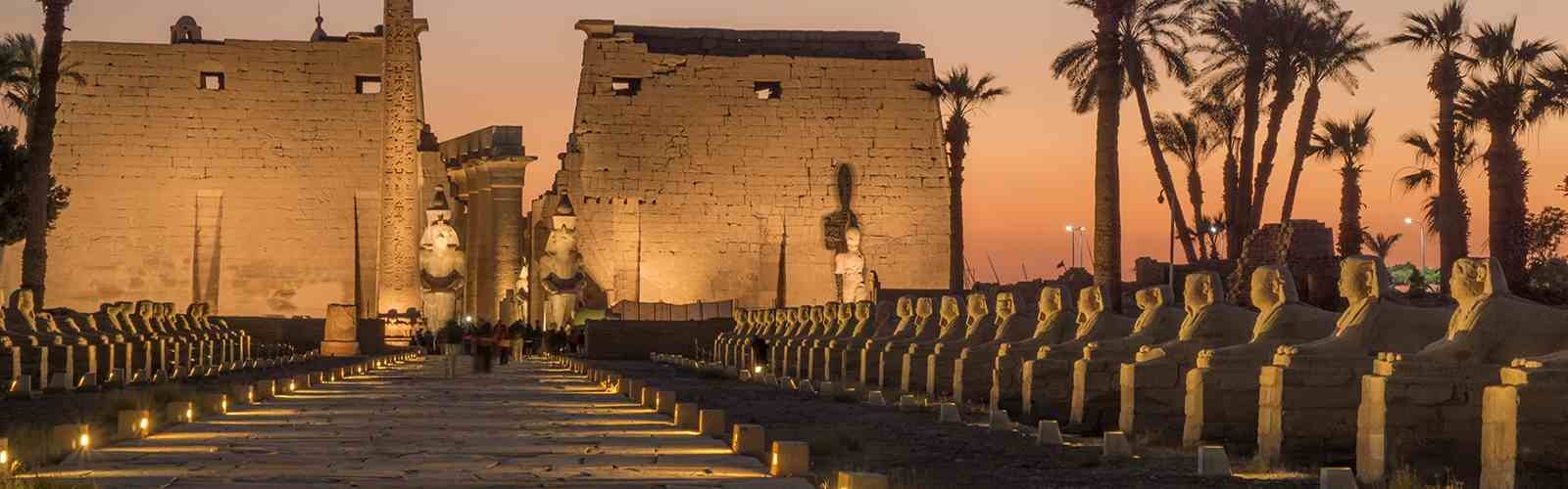 Templo de Luxor na cidade de Luxor